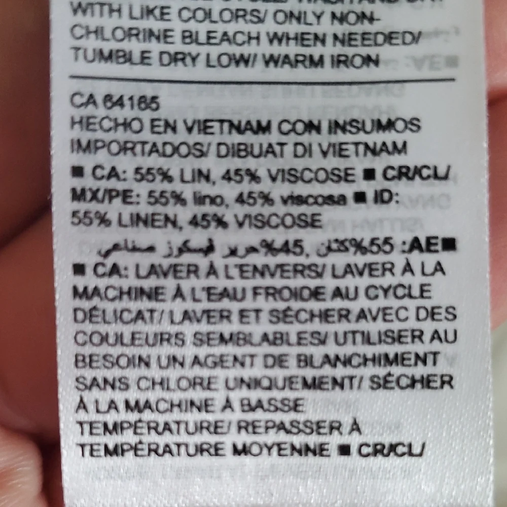 Linen-Blend Utility Short-Sleeve Shirt - Size XXL - Picture 11 of 13